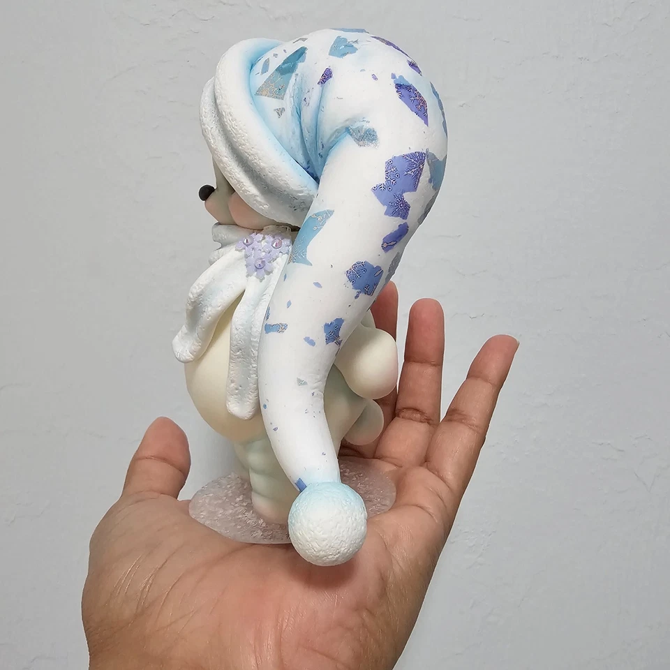 蛋糕装饰婴儿雪地北极熊婴儿淋浴或收藏品/艺术物品 — 第 3/4 张图片