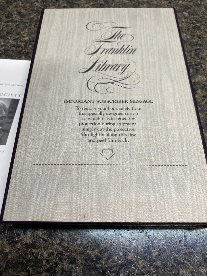 Franklin Library Signed First Edition John Updike’s Gertrude & Claudius (DCB17) - Image 4 of 4