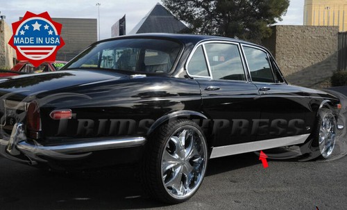 Xj Rocker Mod 1973-1985 Jaguar XJ-6 XJ6 Chrome Rocker Panel Trim Extreme Lower ...