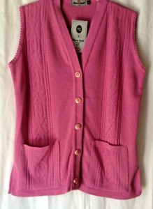 ladies knitted waistcoats ebay
