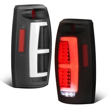 Clear LED Brake Tail Lights For Chevrolet Avalanche 2007-2013 Driver & Passenger