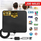 Portable 4K TV Antenna Indoor Outdoor Digital HD Freeview Aerial Ariel 200Mile