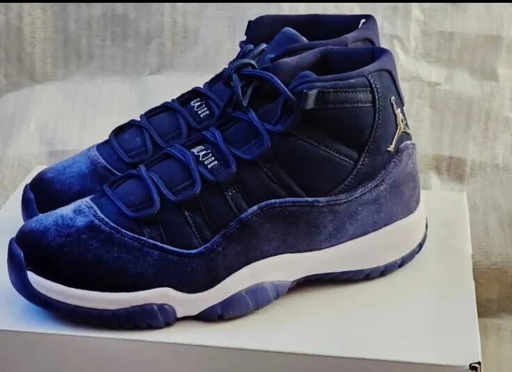Nike Jordan 11 Velvet Midnight Navy WMNS AR0715-441 Size Nike Jordan 11 Velvet Midnight Navy WMNS AR0715-441 Size
