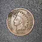 1898 Philadelphia Mint Indian Head Cent / Penny Copper Coin AS SHOWN /Lot A378