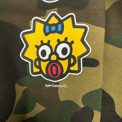 A Bathing Ape “Bape” X Simpsons - FULL ZIP HOODIE 2014 - SIZE XXL A Bathing Ape “Bape” X Simpsons - FULL ZIP HOODIE 2014 - SIZE XXL