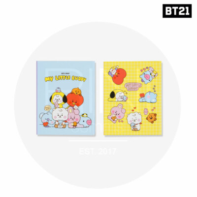 BTS BT21 Official Goods BABY Sticky Memo My Little Buddy Ver 2SET + Tracking Num