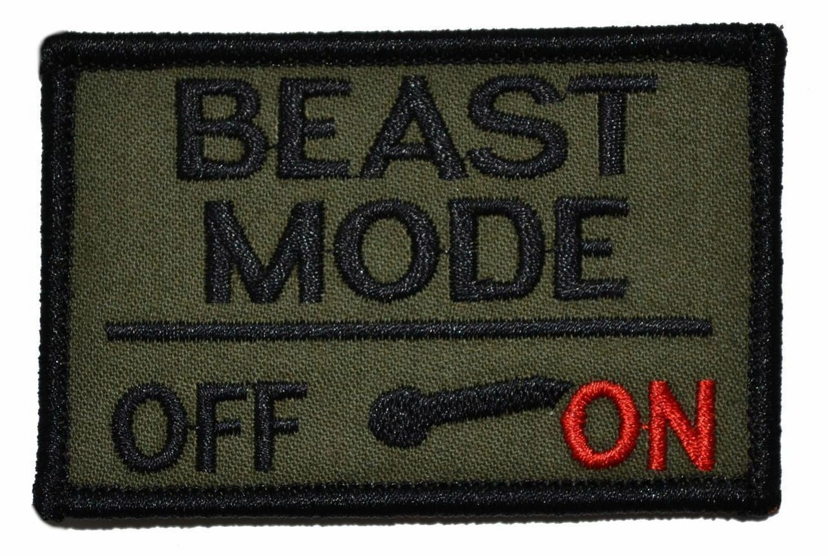 BEAST MODE Activated - 2x3 Patch | eBay