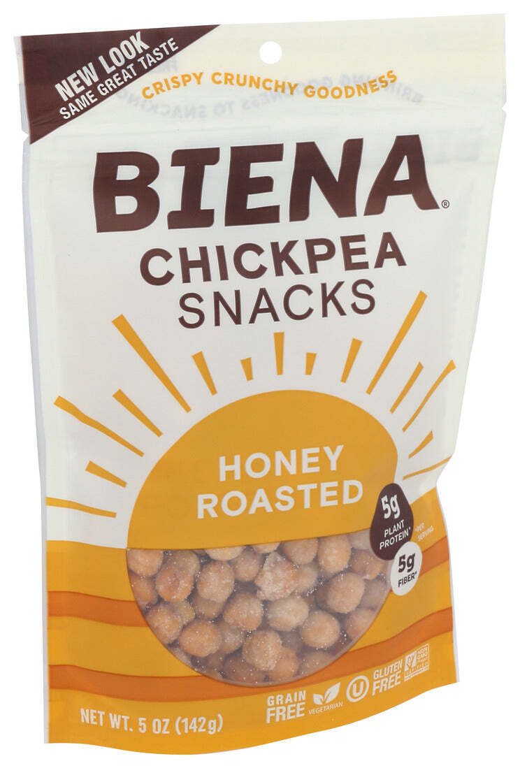 Закуски из нута Biena, обжаренные в меду, 5 унций