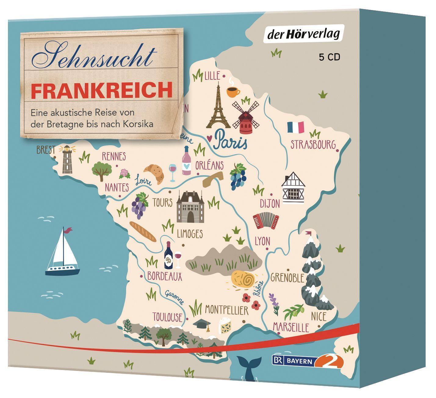 Thumbnail - Sehnsucht Frankreich 5 Cd | Thomas Grasberger (u. A.) | Audio-cd | 5