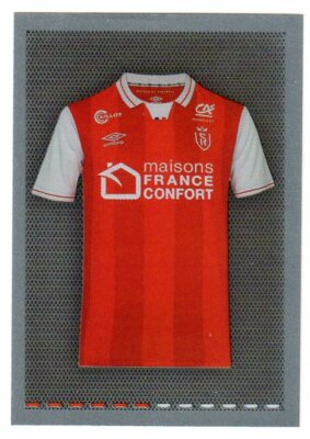 Sticker PANINI FOOT 2022 Ligue et #364 Kit Maillot Stade de Reims 