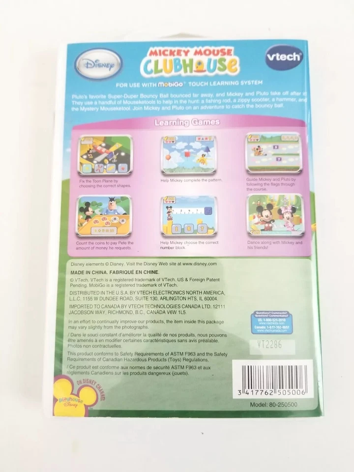 Vtech MobiGo Disney Mickey Mouse Clubhouse Learning System NEW/SEALED  - Image 3 of 4