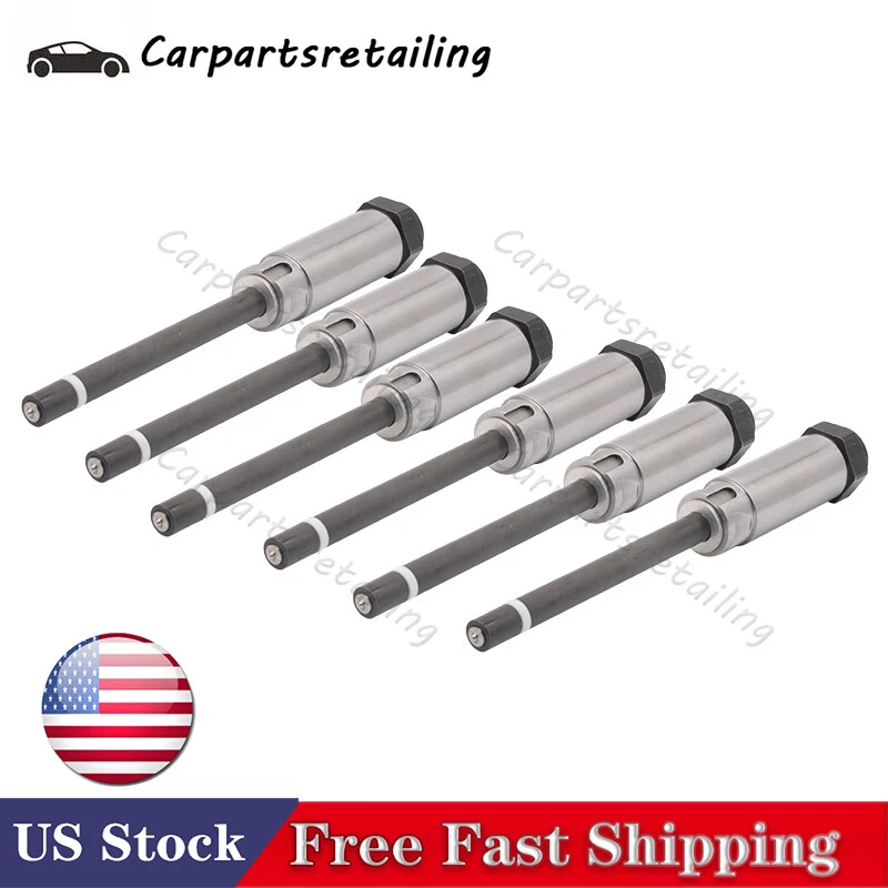 Комплект из 6 топливных форсунок 4W-7018 карандашная насадка подходит для Cat Caterpillar 3406B 0R-3422 - Изображение 3 из 4