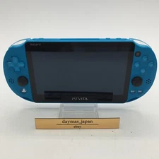 【Very Good】Sony PS Vita PCH-2000 Aqua blue Wi-Fi Model Console only #Ret0516/04