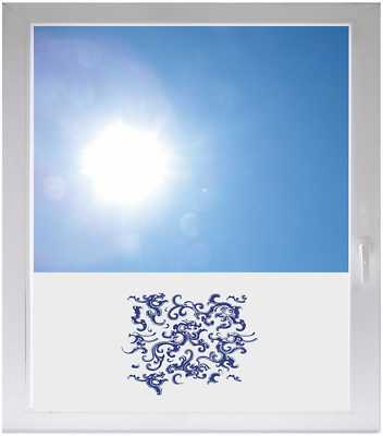 Sichtschutzfolie Fensterfolie Sonnenschutz - GMD074 - Flying Dragon