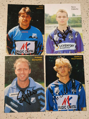 Bundle VfB Leipzig autograph cards autograph