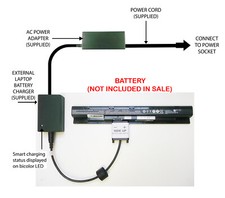 External Laptop Battery Charger for Clevo N750BU N750S N750BAT-4 6-87-N750S-3CF1