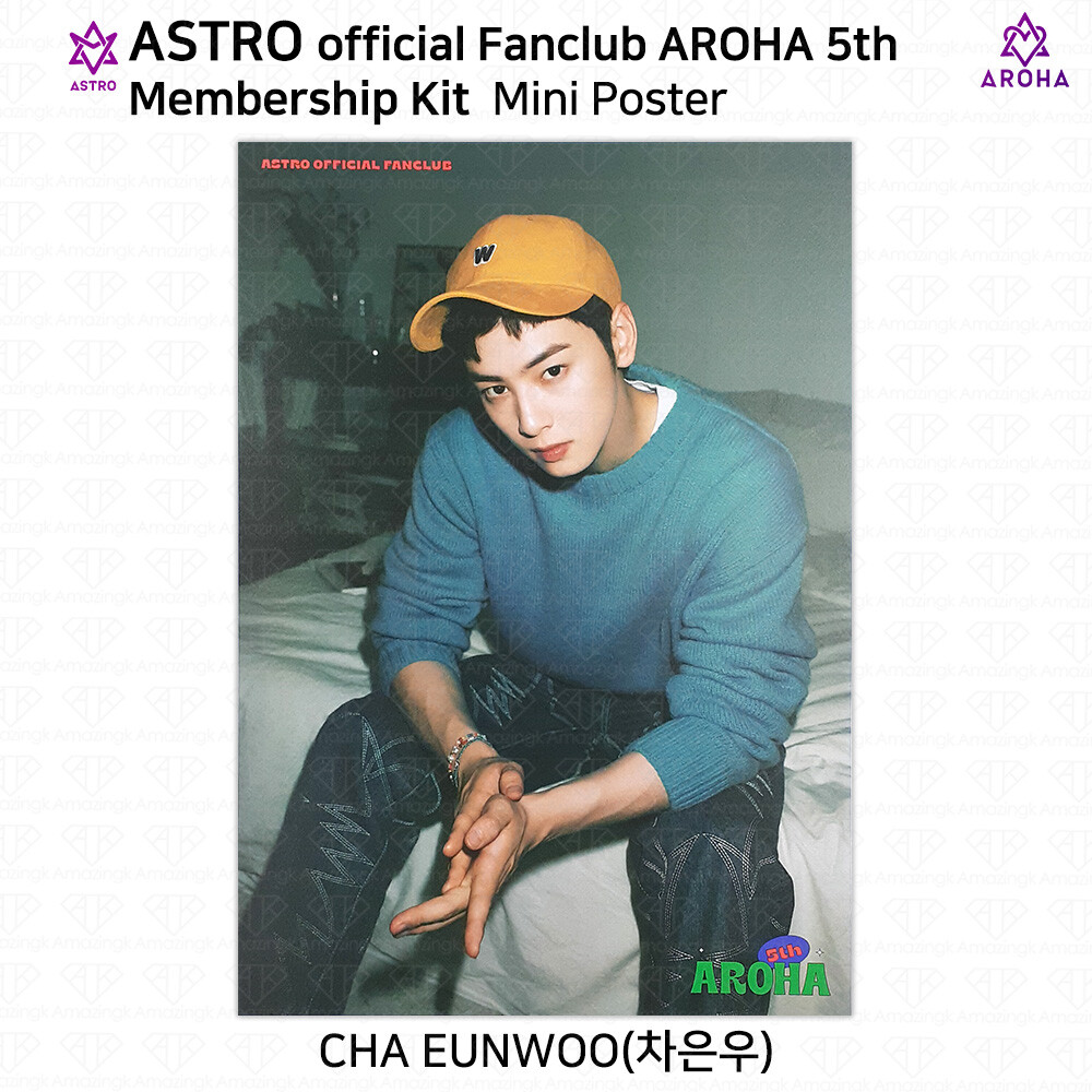 ASTRO 公式ファンクラブ 5th AROHA セット ASTRO 5th Official Fanclub AROHA Membership Kit Photocard