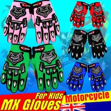YOUTH PEEWEE MX MOTOCROSS MOTORBIKE RACING GLOVES BMX/ATV/QUAD/DIRT BIKE KID