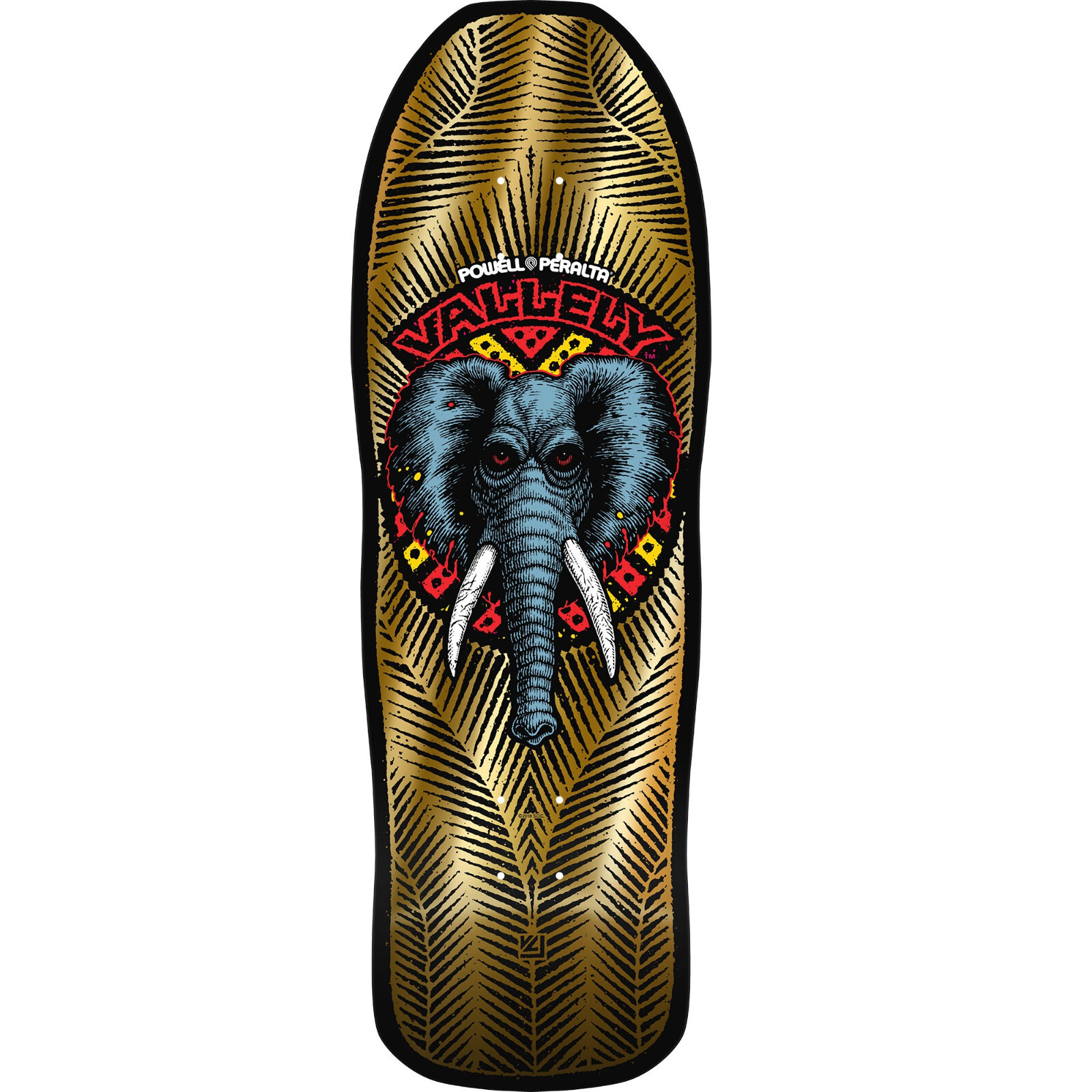 Powell Peralta Mike Vallely Elephant Reissue Skateboard Deck