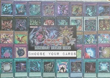 CHOOSE YOUR CARDS: Legendary Dragon Deck Unlimited Yugioh TCG LEDD
