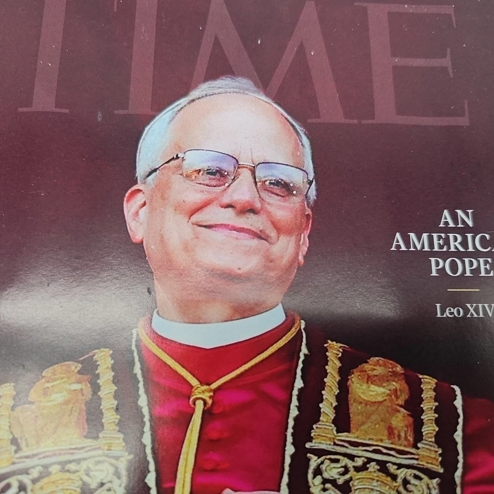 POPE LEO XIV - Time Magazine - May 26 2025 - An American Pope - Ready To Ship - Image 3 of 4