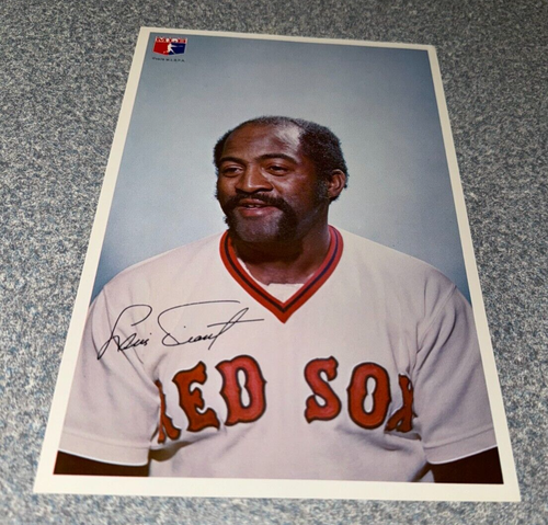 1976 Red Sox SELTENES FOTO Luis Tiant STAR MARKET PROMO GIVEAWAY MLB OFFIZIELL neuwertig - Bild 4 von 5