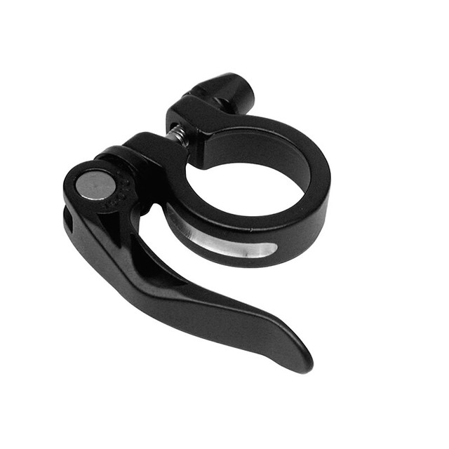 BLACK QUICK RELEASE BIKE BICYCLE SEATPOST BINDER COLLAR CLAMP 34.9mm 1