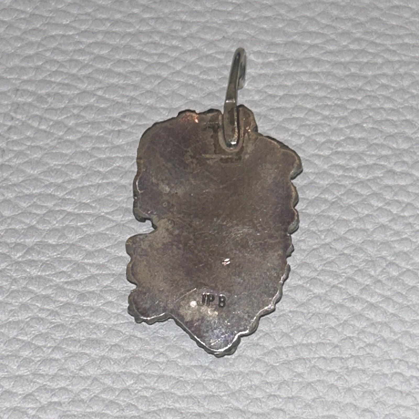 Native American Sterling Silver Native Leaf Penda… - image 10