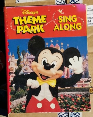 Disney S Theme Park Sing Along Booklet Cd Cassette Tape Mickey Mouse Ebay