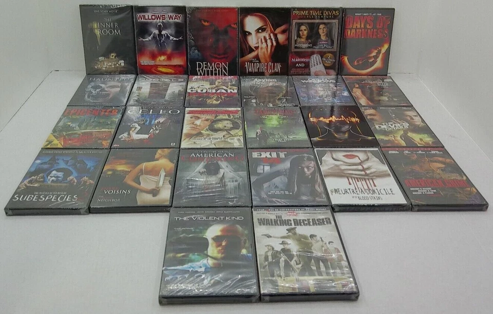 Wholesale DVD Lot - Horror/Thriller/Gore/Scary Movies - Brand New, No Duplicates - Image 4 of 4