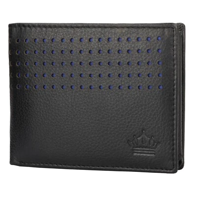 Geldbörse Herren Portemonnaie Echt Leder Börse Geldbeutel RFID Blocker MANZA®