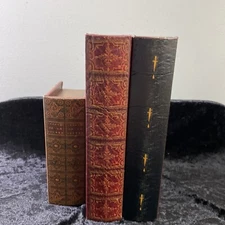 Monte Cassino Wood Book Boxes: Your Choice of 3: Look Like Antique Books - NEW!