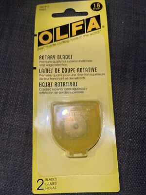 OLFA RB18-2 Rotary Cutter Blade - 2 Pack