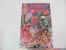 Justice League Task Force #1 (DC Comics June 1993) THE FLASH! MARTIAN MANHUNTER!