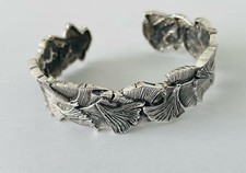 Designer CUFF BANGLE BRACELET in SOLID 925 Sterling Silver 33.33 Grams