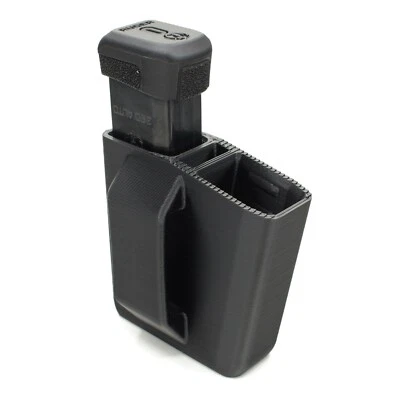 3D PRINTS BY CONNOR DOUBLE MAGAZINE POUCH FOR RUGER LCP MAX 380 - RH SHOOTER - For Belts Up To 1.5"