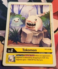 Digimon TOKOMON Digi-Egg Yellow Uncommon ST3-01 From Starter Deck