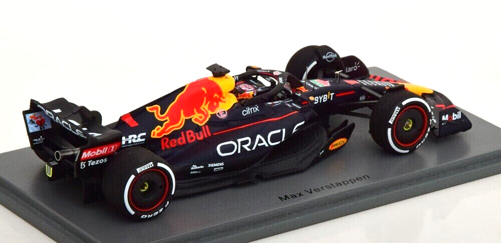 1/43 Red Bull RB18 Miami No. 1 Winner Max Verstappen 2022 Champ by
