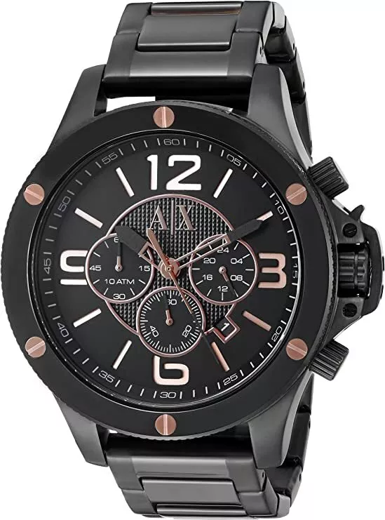 Armani Exchange AX1513 Mens Black Wellworn Watch