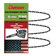 3PCS 12" Chainsaw Chain FOR EGO,CSX3000,CSX3003,German steel