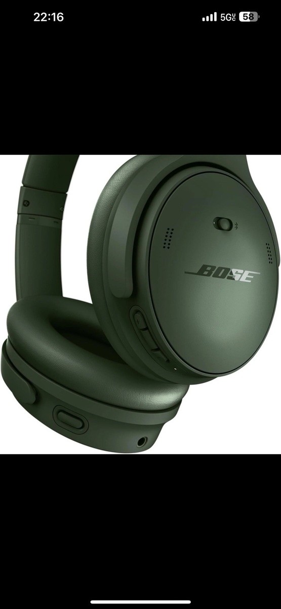グリーンBose QuietComfort Headphones Bose QuietComfort Headphones, Bluetooth Over Ear Noise