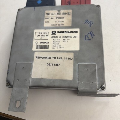  PLUG & PLAY 95-97 JAGUAR XJ6 4.0 ECM ECU CONTROL MODULE PCM LNA 1410 AG GEMS 6