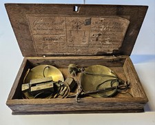 Vintage Victorian Georgian Apothecary Balance Scales - Damaged