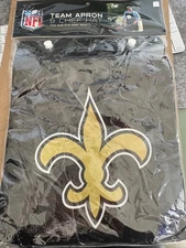 New Orleans Saints, Team Apron & Chef Hat (1 Size Fits All Adult Black