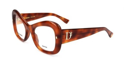 Dsquared2 D2 0138 Beige havana 52/23/140 WOMAN Eyewear Frame