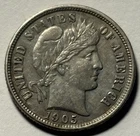 1905-S Barber Dime — XF+ Condition, Better Date 🔥
