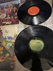 The Beatles Sgt. Pepper's + Yellow Submarine Vinyl LP 1964 Apple Records