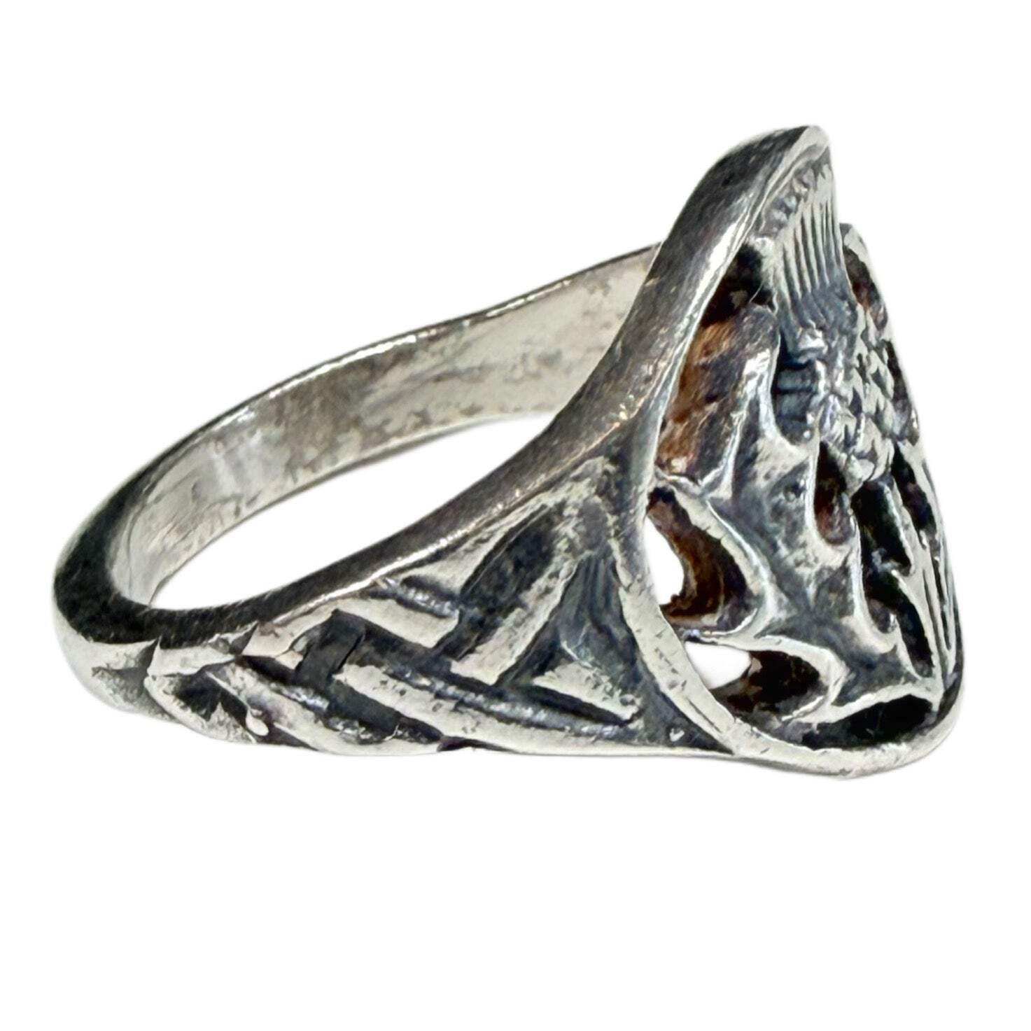 Silver Thistle Ring - image 2