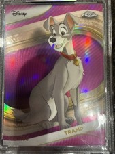 2025 Topps Chrome Disney Pink Wave Refractor #71 Tramp /250