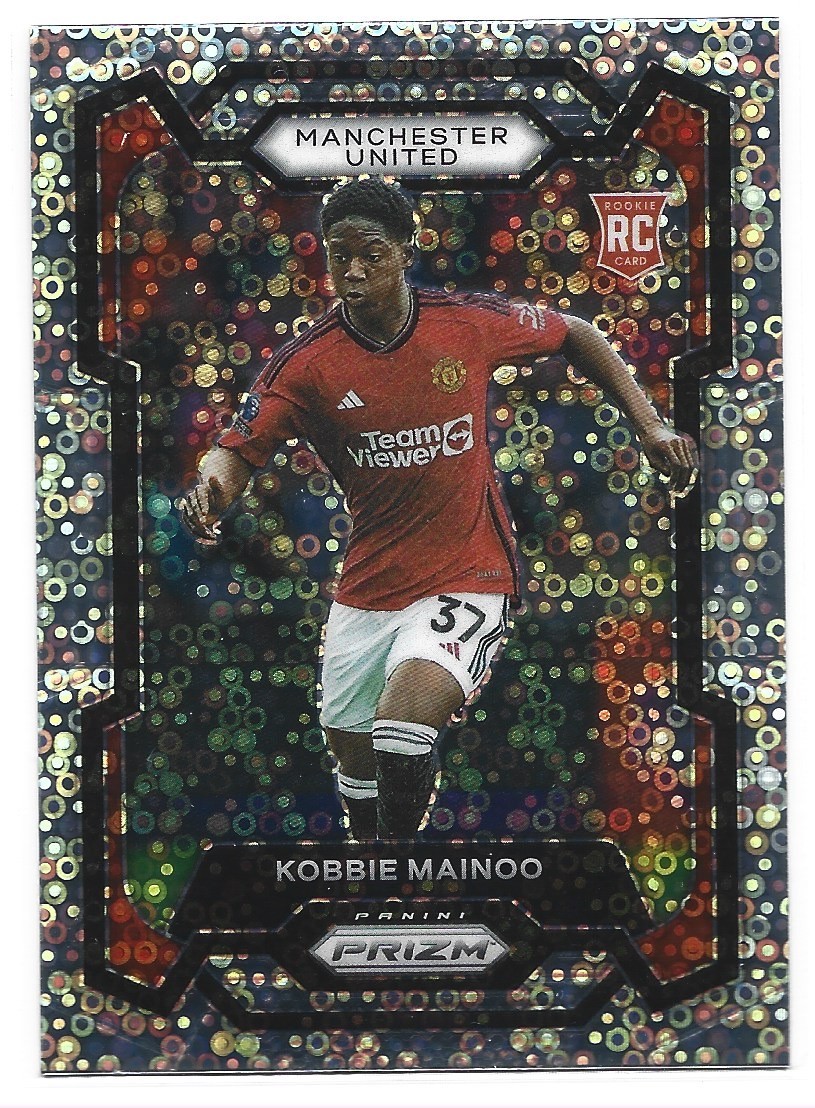 Kobbie Mainoo 2023/24 Prizm Premier League #38 Breakaway Prizm ROOKIE Man United